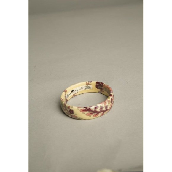 Brandt Design Valdrome Floral Bangle Bracelet Vintage Jewelry - Picture 3 of 5